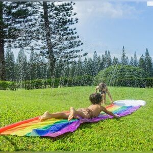 NEW - 14 Foot Rainbow Slip & Slide